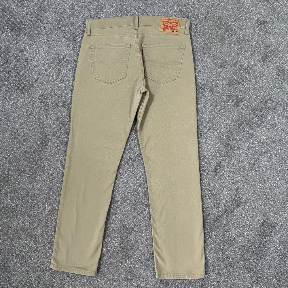 Levi's 511 Slim Fit Pants Men's 32x30 5-Pocket Khaki Tan Stretch $70 - Picture 3 of 10